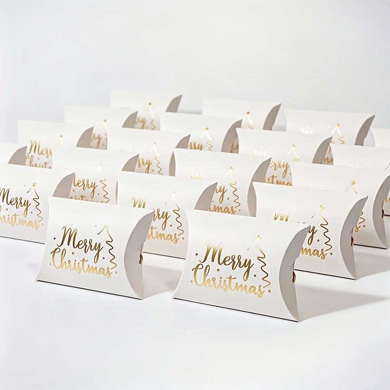 Christmas Gift Packaging Boxes, Set of 3 Holiday Boxes